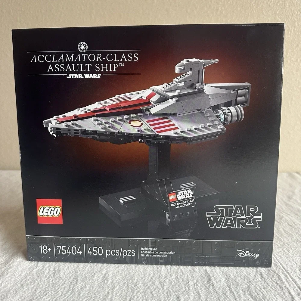 New LEGO Star Wars Attack of‎ The Clones Acclamator-Class Assault Ship 75404